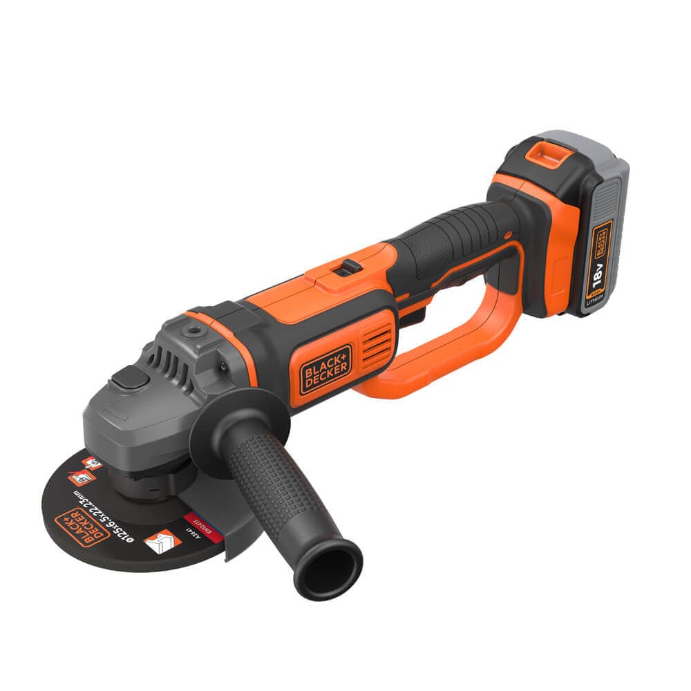 Кутова шліфмашина 18 В 4 А·год BLACK+DECKER BCG720M1
